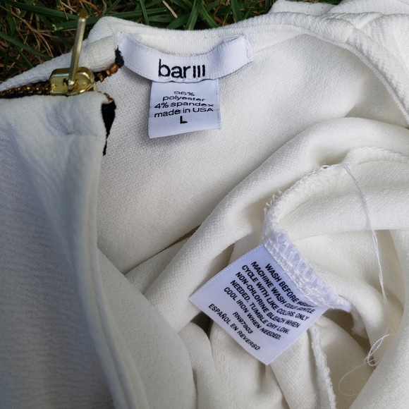 White peplum top large bar III - Picture 4 of 6